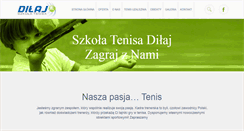 Desktop Screenshot of dilaj-tenis.pl