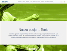 Tablet Screenshot of dilaj-tenis.pl